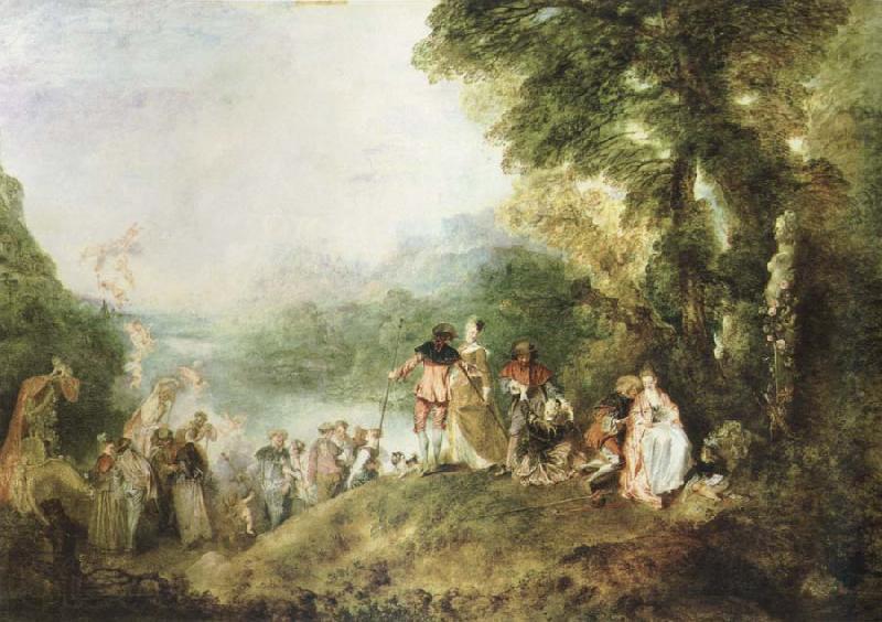 Jean-Antoine Watteau the pilgrimage to cythera